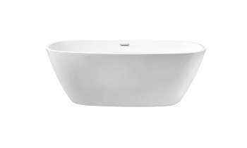 Ванна акриловая Aquatek ТЕРА AQ-128778WT 170х80 отдельностоящая овальная с ножками